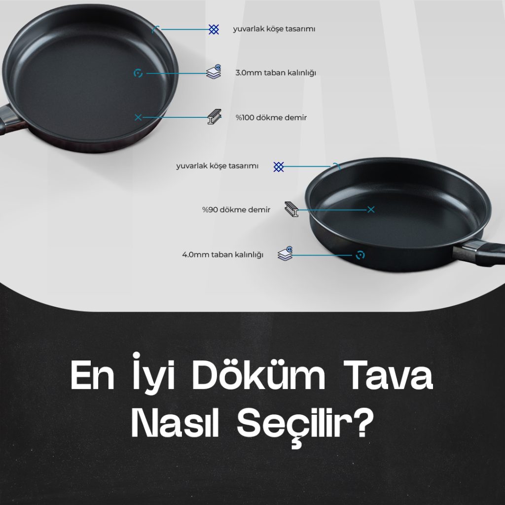 En iyi döküm tava nasıl seçilir?